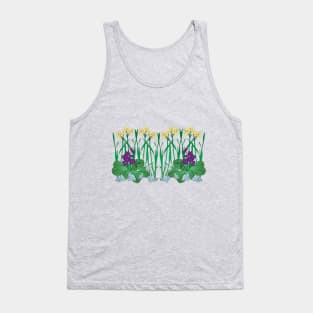 Daffodil and African Violets Tank Top